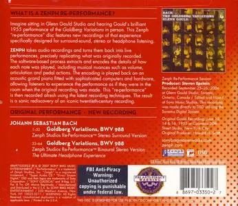 Glenn Gould - J.S. Bach: The Goldberg Variations (1955 Performance) (2007)