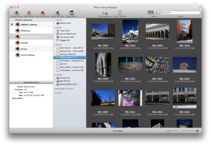 iPhoto Library Manager v4.2 Mac OS X 