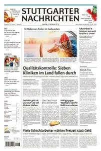 Stuttgarter Nachrichten Stadtausgabe (Lokalteil Stuttgart Innenstadt) - 13. November 2018
