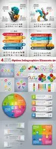 Vectors - Option Infographics Elements 50