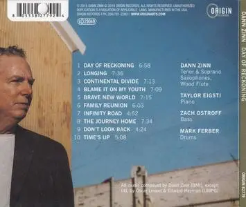 Dann Zinn - Day Of Reckoning (2019) {Origin Records}