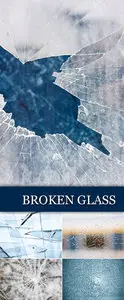 Stock Photo - Broken Glass Backgrounds