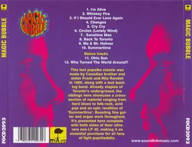 Magic Bubble - Magic Bubble (1969) {Fallout FOCD2093 rel 2008}