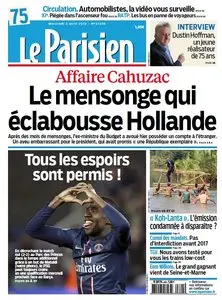 Le Parisien & Cahier Paris du 3 Avril 2013