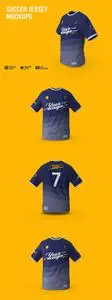 Mens Soccer Jerseys Mockup