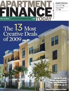 Apartment Finance Today - NOVEMBER / DECEMBER 2009