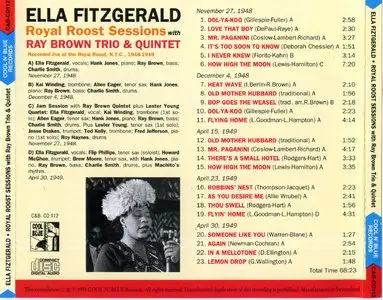 Ella Fitzgerald - Royal Roost Sessions With Ray Brown Trio & Quintet (1948-49)