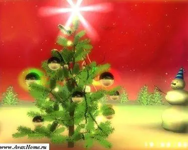 3D Christmas Space Screensaver