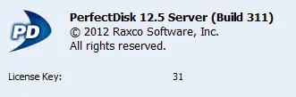 Raxco PerfectDisk Server 12.5 Build 311