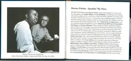 Horace Parlan - Speakin' My Piece (1960) {2009 Audio Wave XRCD24 Remaster} [repost]