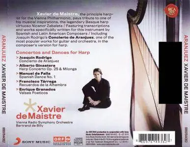 Xavier de Maistre, Vienna RSO - Aranjuez, Concertos and Dances for Harp: Falla, Rodrigo, Tarrega, Granados, Ginastera (2010)