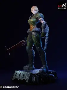 E.S Monster - Doom Female - 3D Print Model