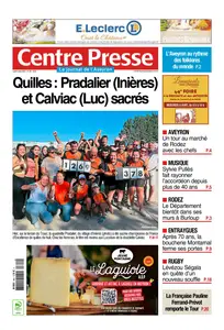 Centre Presse Aveyron - 4 Août 2025