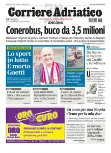 Corriere Adriatico Ancona - 7 Agosto 2025