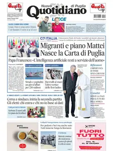 Quotidiano di Puglia Lecce - 15 Giugno 2024