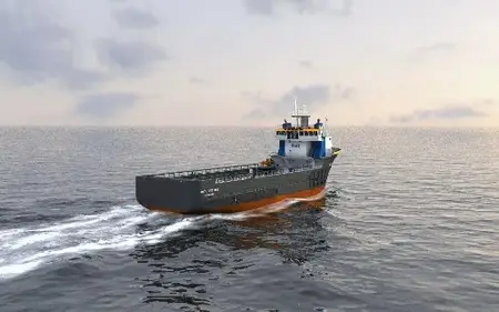 Supply vessel 3D model