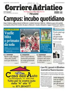 Corriere Adriatico Pesaro - 3 Novembre 2025