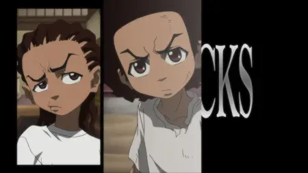 The Boondocks (2005 S03E01 Its a Black President Huey Freeman NTb