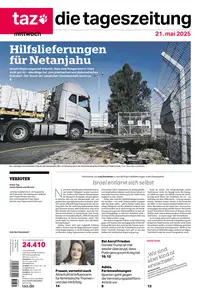taz die tageszeitung  - 21 Mai 2025