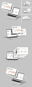 Laptop Screen Website Mockup 7D5APU8