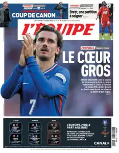 L’equipe du Mardi 1er Octobre 2024