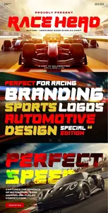EE - Race Head  Racing Sports Font 7VV9SMJ