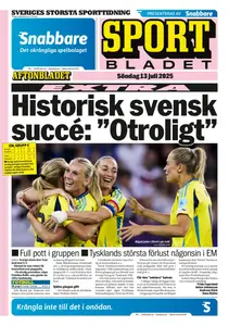 Sportbladet - 13 Juli 2025