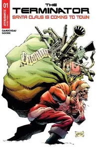 Dynamite-The Terminator Santa Claus Is Coming To Town No 01 2025 Hybrid Comic