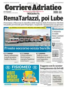 Corriere Adriatico Macerata - 14 Novembre 2025