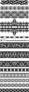 Vectors - Ornamental Seamless Borders 17