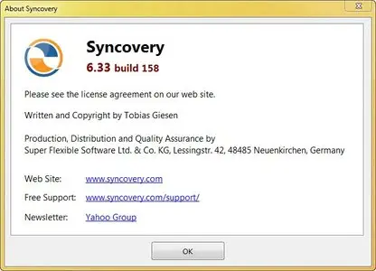 Syncovery 6.33 Build 158
