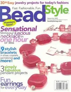 Bead Style Magazine - Premiere Issue, September 2003