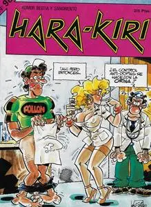 Hara Kiri #98 (de 152) Humor bestia y sangriento