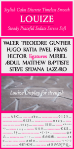 Louize Font Family