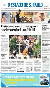 Jornal O Estado de SP em PDF, Domingo, 17 de Janeiro de 2010