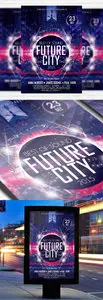 Flyer Template PSD - Future City