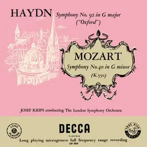 London Symphony Orchestra - Mozart- Symphony No. 40; Haydn- Symphony No. 92 (1954/2024) [Official Digital Download]