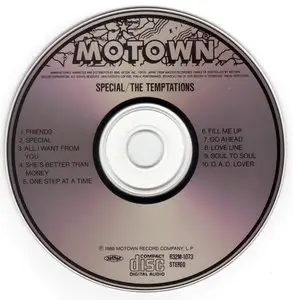 The Temptations - Special (1989) [Japanese 1st press]