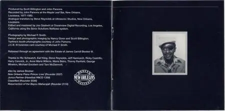 James Booker - Spiders On The Keys: Live At The Maple Leaf Bar (1977-1982) {Rounder Records CD2119 rel 1993}