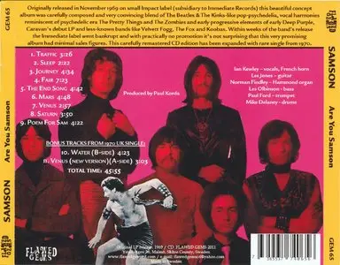Samson - Are You Samson (1969) [Reissue 2011]