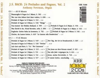 Anthony Newman - J.S. Bach: 24 Preludes & Fugues, Vol.2 (1993)