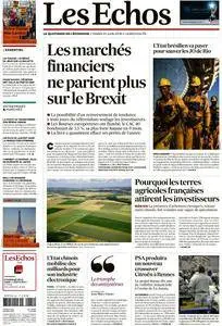 Les Echos du Mardi 21 Juin 2016