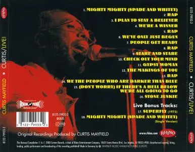 Curtis Mayfield - Curtis / Live! (1971) Remastered Reissue 2000