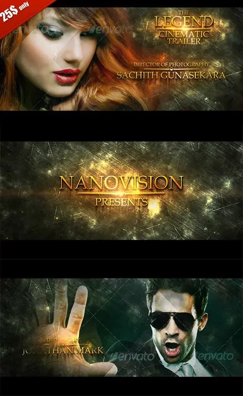 The Legend Cinematic Trailer - Project for After Effects (VideoHive)