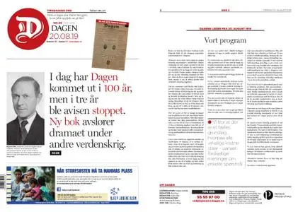 Dagen Norge – 20. august 2019