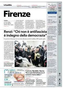 la Repubblica Firenze - 16 Febbraio 2018
