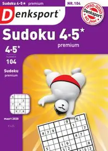 Denksport Sudoku 4-5* premium – 20 februari 2020