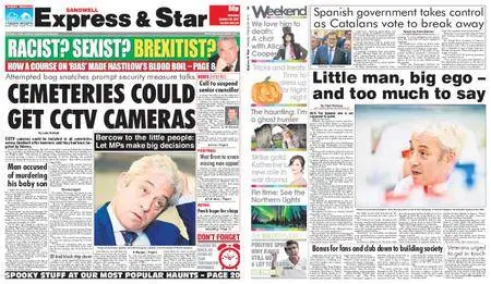 Express and Star Sandwell Edition – October 28, 2017