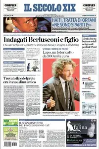 IL SECOLO XIX DEL 23 GENNAIO 2010
