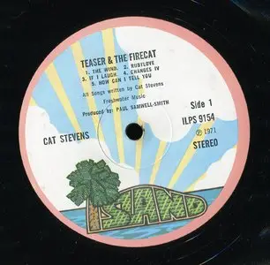 Cat Stevens ‎– Teaser And The Firecat  {Original UK + Original SP} vinyl rip 24/96 